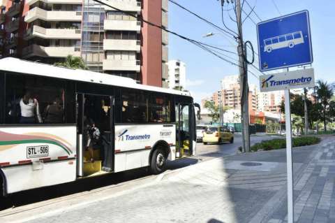 Nueva jornada de manifestaciones de conductores de bus en Barranquilla