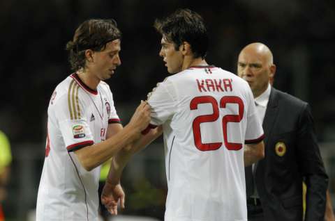 Con Kaká en la titular, Milán empató frente al Torino