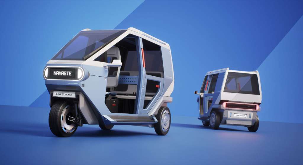 Así son los motocarros eléctricos de Hyundai y TVS