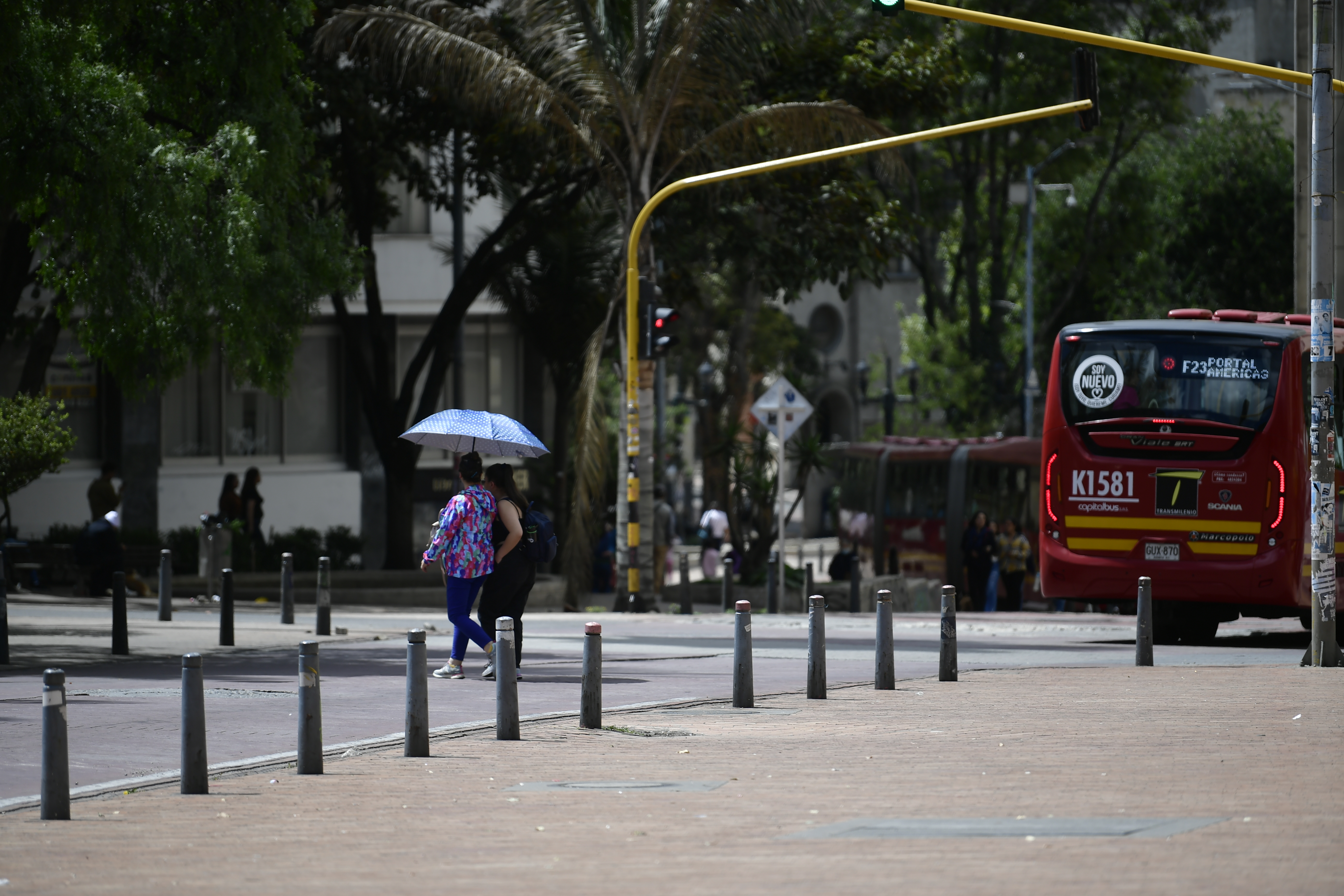 Tapabocas para prevenir el Covid-19 y ola de calor en Bogotá.