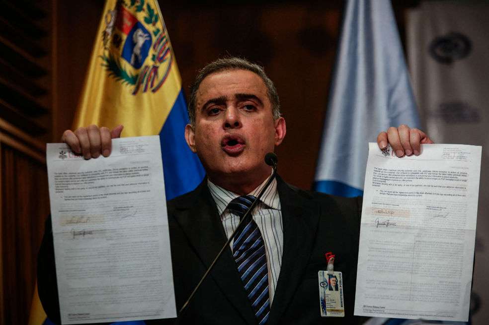 El fiscal general de Venezuela, Tareck William Saab. / AFP