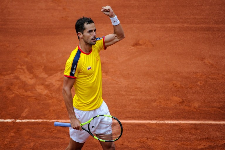 Giraldo igualó la serie ante Croacia en la Copa Davis