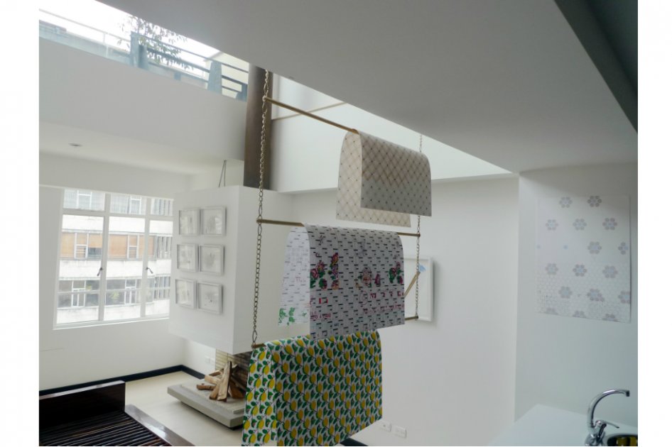 Vista de la exposición “Ahora o Nunca” (2010). Hotel Continental All Suites, Bogotá. Proyecto de Rincón Projects - Dirigido por Margarita Rodríguez. / Archivo privado Rincón Projects.