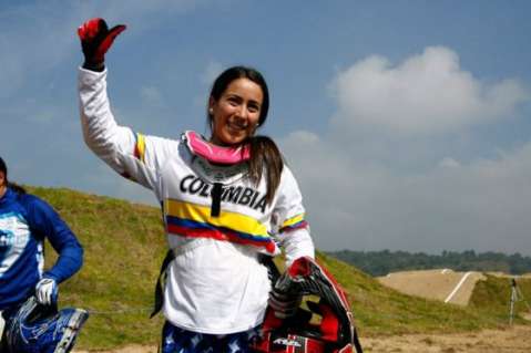 Oro olímpico de BMX en los Juegos Suramericanos