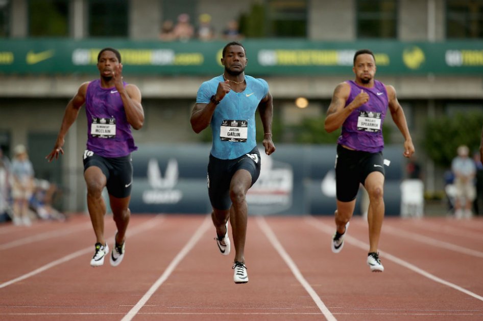 Justin Gatlin, atleta con la mejor marca en los 100 metros en la temporada 2015. Foto: EFE