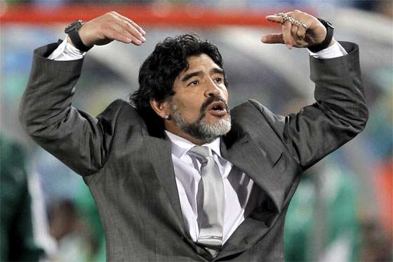 El extécnico de la selección de Argentina, Diego Maradona / Archivo