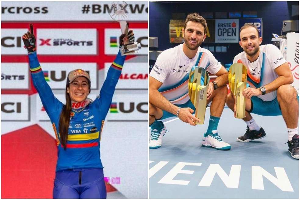 Mariana Pajón ganó la Copa Mundo de BMX Supercross, en Turquía, mientras que Juan Sebastián Cabal y Robert Farah celebraron en el ATP 500 de Viena (Austria).
