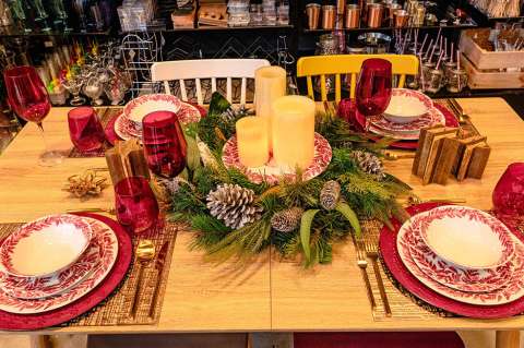 Cómo decorar la mesa de navidad