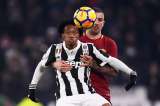 Juan Guillermo Cuadrado, presente en el triunfo de la Juventus ante la Roma
