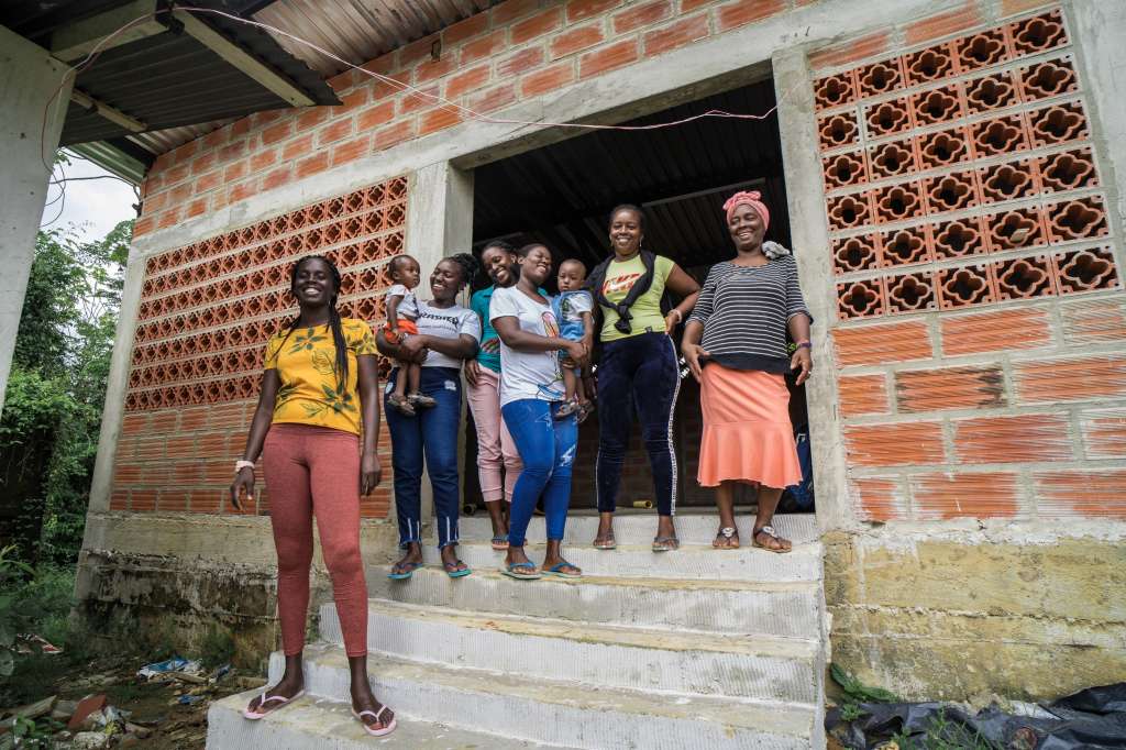 La Casa de la Mujer y Género en Mutatá, donde funciona el taller de confecciones.