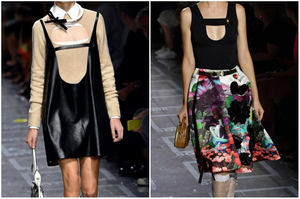 Prada y Fendi apuestan por faldas ‘midi’ y pantalones a la rodilla en Milán