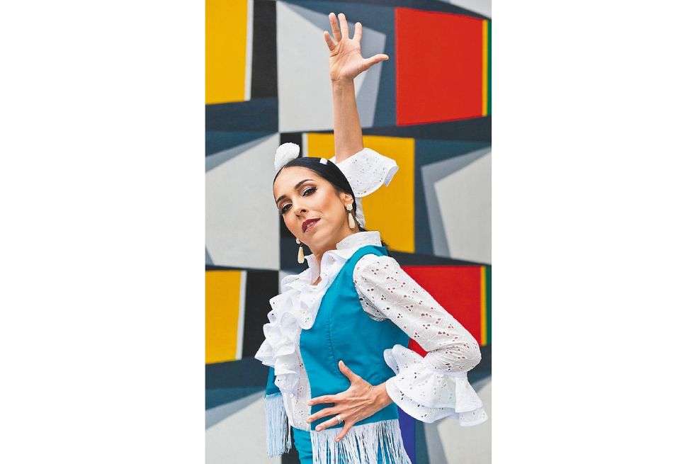 Stefany Vivas, bailaora y profesora, se mudó de Venezuela a Colombia en 2020. / Diego Araújo