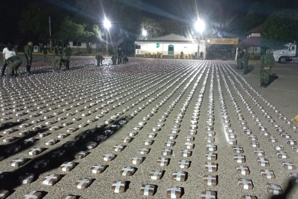 Incautación de tres toneladas de marihuana en La Guajira.