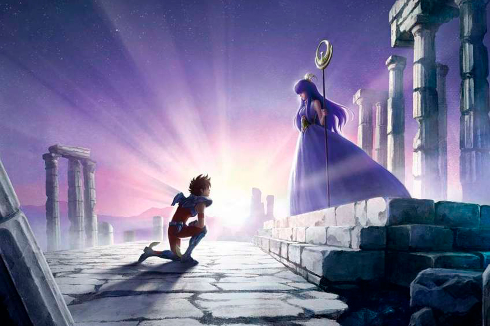 Afiche de "Saint Seiya: Los Caballeros del Zodiaco". / Cortesía