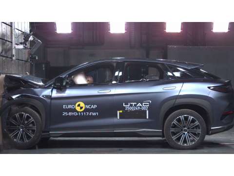 El BYD Sealion 7 alcanza la máxima calificación en seguridad, según Euro NCAP