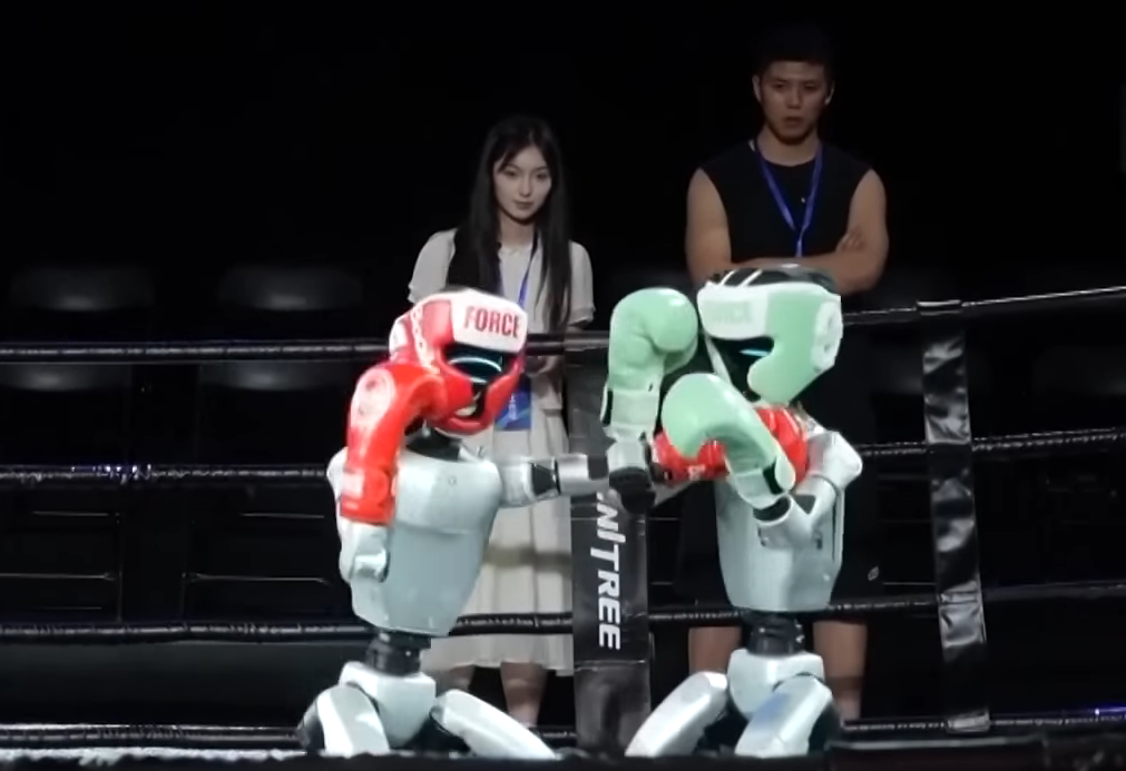 Torneo de robots humanoides en China