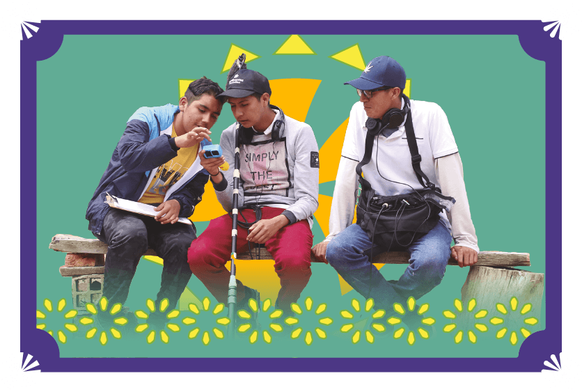 Rodaje cortometrajes Semillero audiovisual la Montaña. Vereda Planadas, Piedecuesta, Santander.