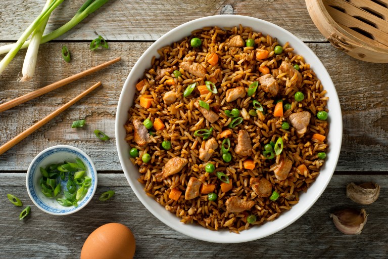 Receta para preparar arroz chino casero