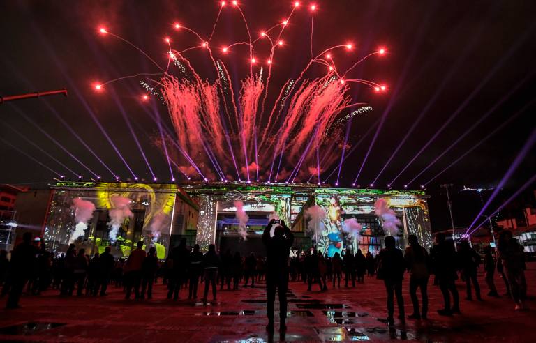 "El sueño de Isidro", el show de luces con el que Bogotá celebra la Navidad