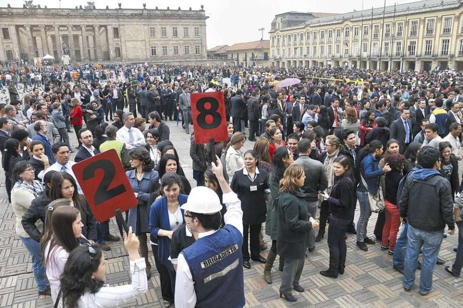La Plaza de Bolívar es uno de los puntos de encuentro del ejercicio.