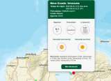 No hay alerta de tsunami para la costa Caribe tras fuerte sismo en Venezuela