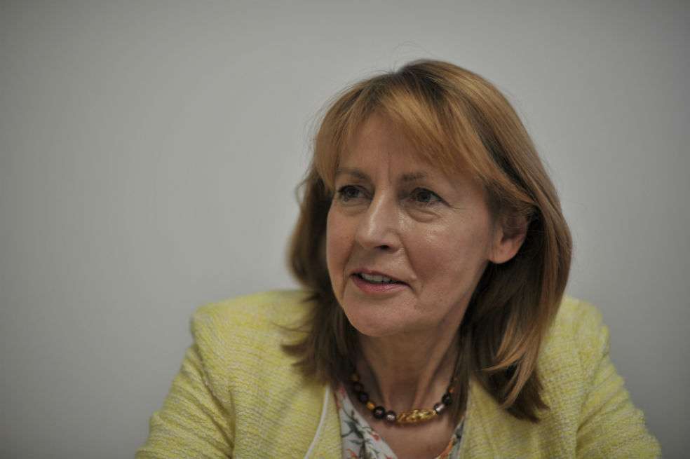 Edelgard Bulmahn, la vicepresidenta del Parlamento Alemán. / Óscar Pérez