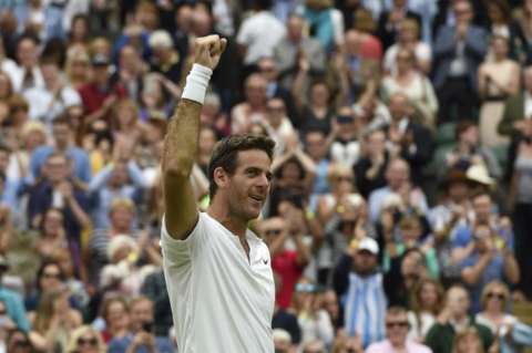 Del Potro se siente "vivo" de nuevo luego de ganar en Wimbledon