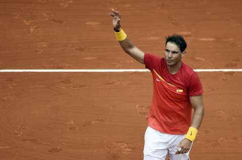 Rafa Nadal encabeza el equipo español de Copa Davis