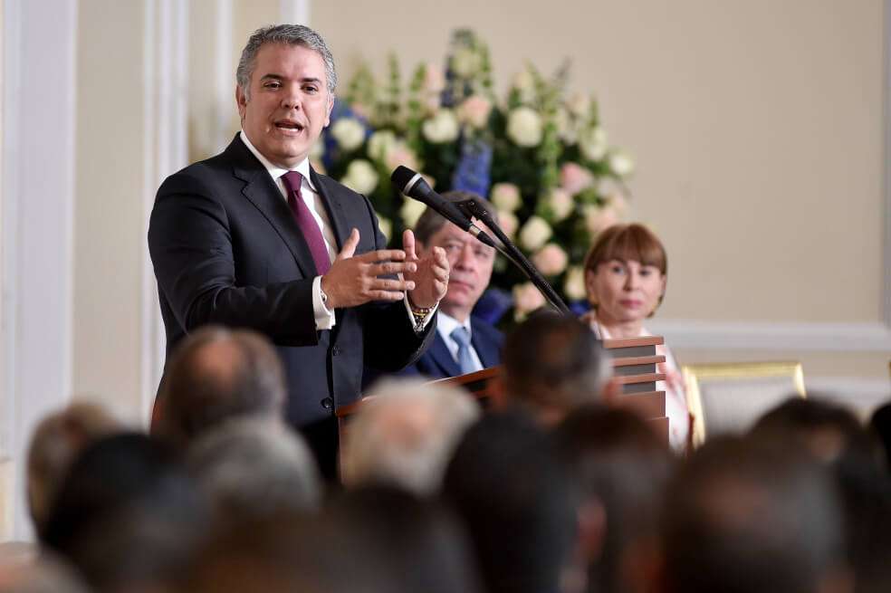 El presidente Iván Duque dijo que se tomará todo el tiempo que le da la ley para estudiar la estatutaria de la JEP. / Presidencia