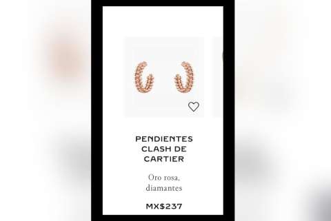 Grave error en Cartier: vendieron unos aretes de 55 millones en 50 mil pesos