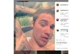 Justin Bieber estrena piercing y un protector de diamantes para los dientes