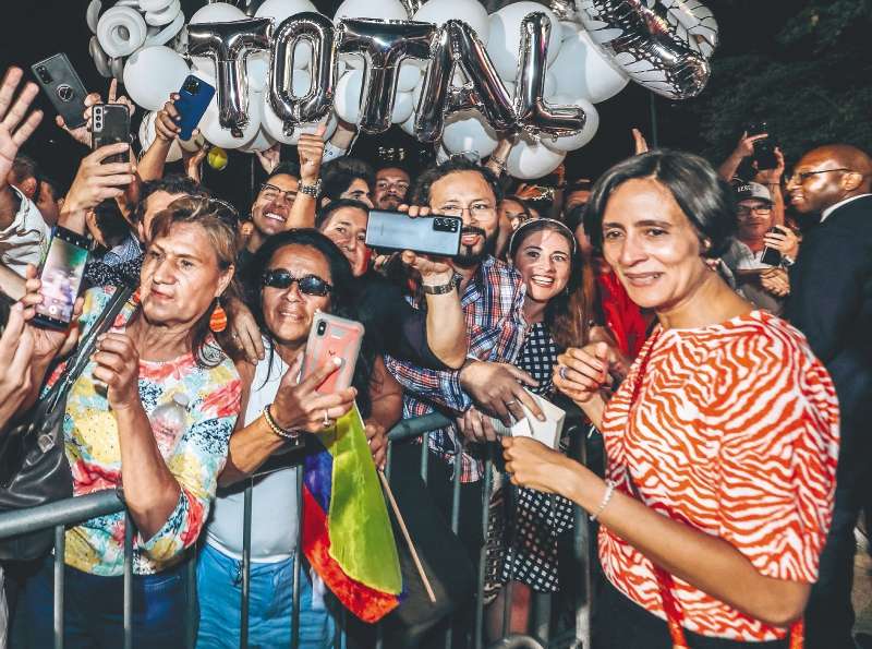 Susana Muhamad fue una de las dos ministras que acompañó al presidente Petro en su participación en la Asamblea General de la ONU, en Nueva York.