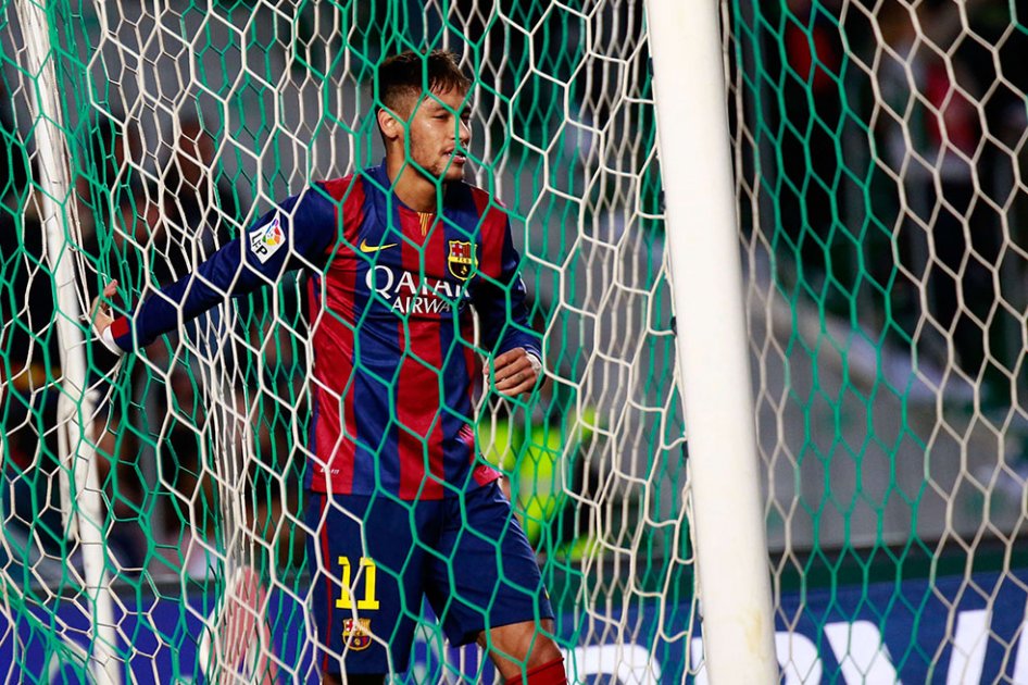 Neymar, delantero del Barcelona. AFP