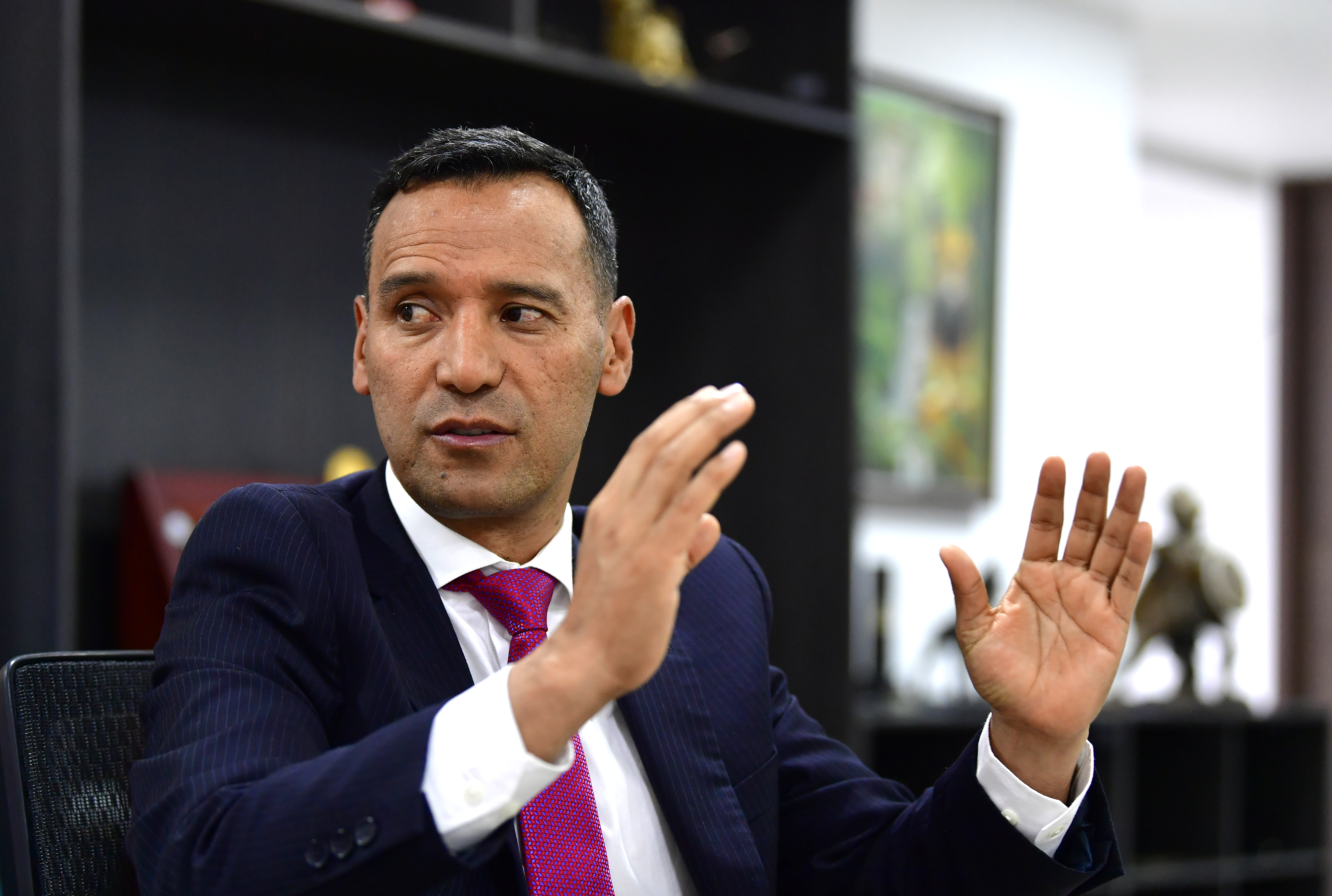 Ministro de Defensa Nacional, en entrevista.