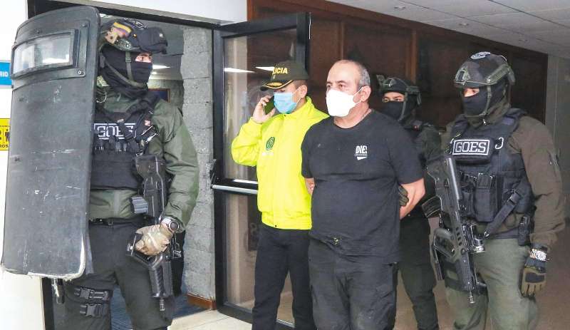RESTRICTED TO EDITORIAL USE - MANDATORY CREDIT "AFP PHOTO / COLOMBIAN POLICE " - NO MARKETING - NO ADVERTISING CAMPAIGNS - DISTRIBUTED AS A SERVICE TO CLIENTS
 / RESTRICTED TO EDITORIAL USE - MANDATORY CREDIT "AFP PHOTO / COLOMBIAN POLICE " - NO MARKETING