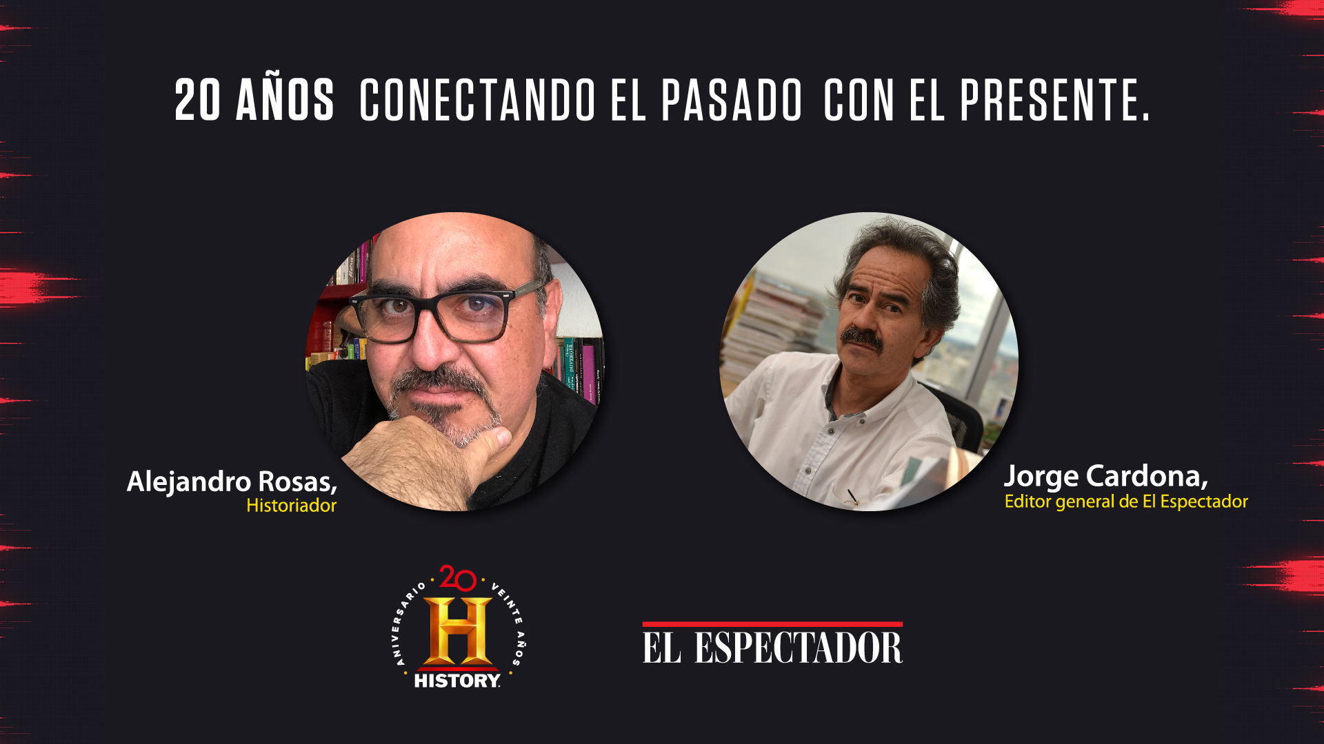 History y El Espectador se ha unido para hablar de estos últimos 20 años de historia, con motivo del vigésimo aniversario del canal en Latinoamérica.