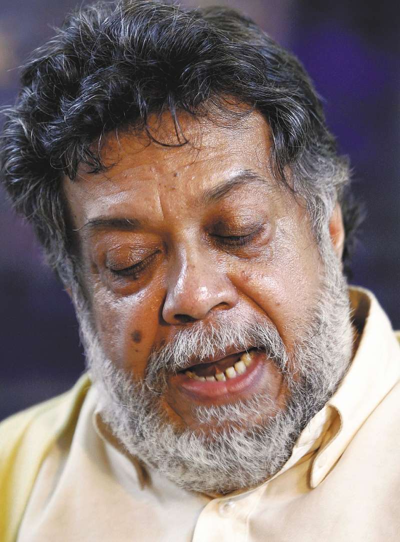 El poeta colombiano Álvaro Miranda.