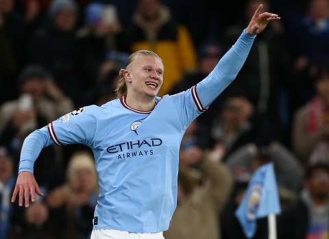 Con cinco goles de Haaland, Manchester City aplastó al Leipzig en la Champions