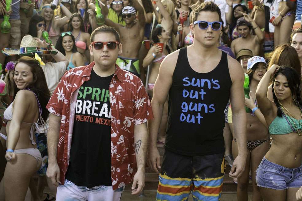 Fotograma de la película ‘22 Jump Street’. A la izquierda, Jonah Hill, y a la derecha, Channing Tatum.