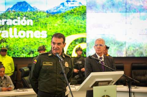 Policía realizó operativo contra minería ilícita de oro en los Farallones de Cali