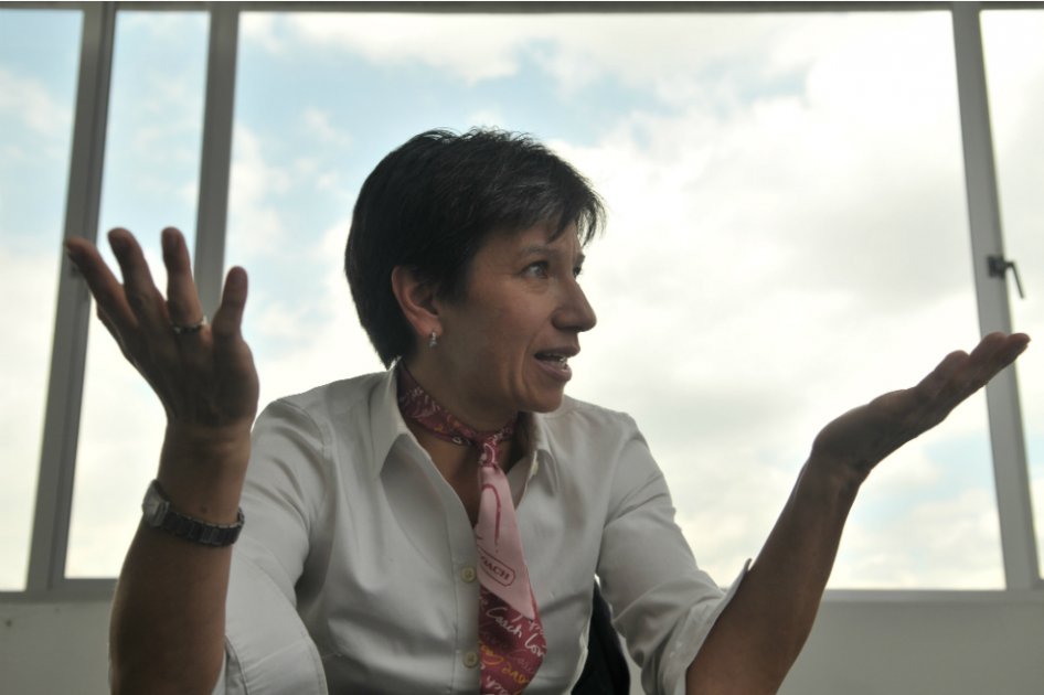 La senadora Claudia López propone una coalición que reúna al 80 % de los colombianos que están inconformes y cansados de la corrupción. / Óscar Pérez