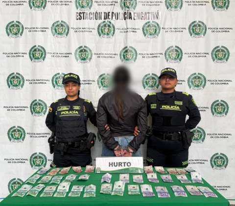 Cae en Engativá señalada como “reina del cosquilleo” con más de 10 anotaciones por hurto