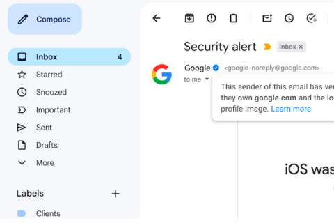 Gmail lanza nueva función que ayuda a los usuarios a prevenir el fraude