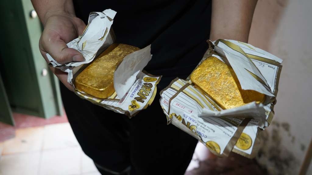 El precio del oro está disparado.