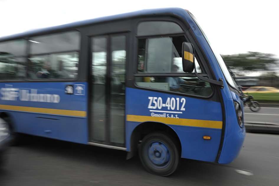 Algunos buses irían a velocidades bajas.