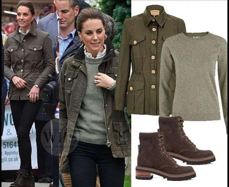 Kate Middleton nos muestra look ideal para adaptarse al clima lluvioso y soleado