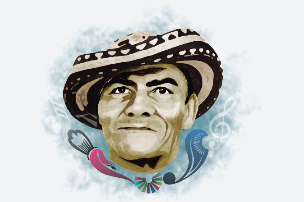 Juancho Polo Valencia. / Ilustración: Jonathan Bejarano.