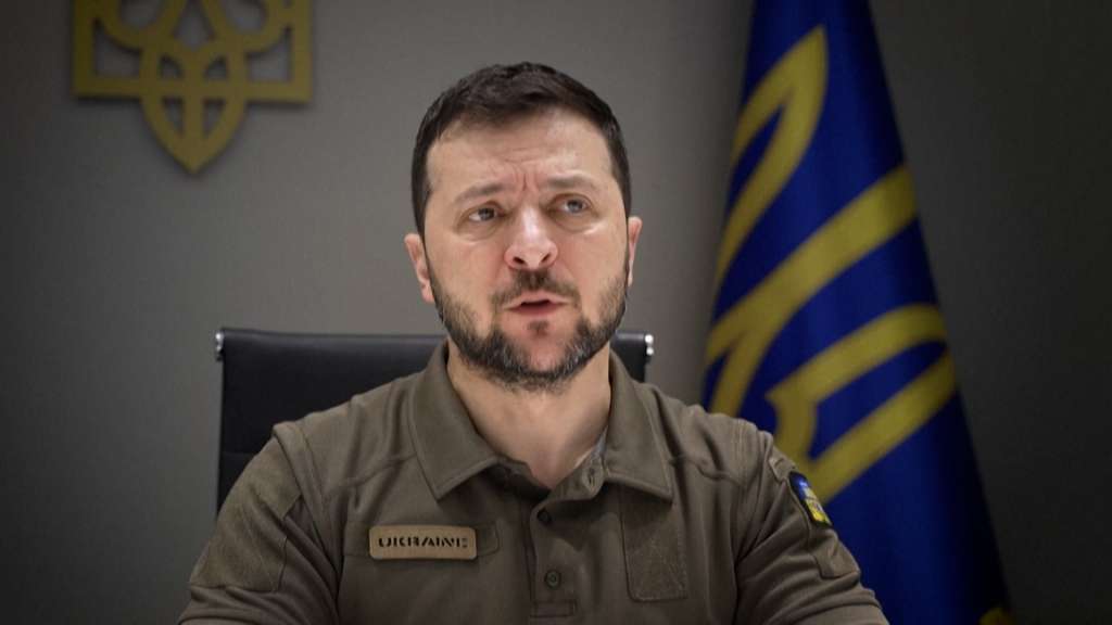 Volodímir Zelenski, presidente de Ucrania