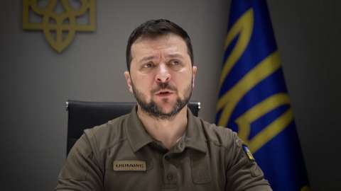 Volodimir Zelenski expresó preocupación por su ciudad natal, Kryvyi Rih