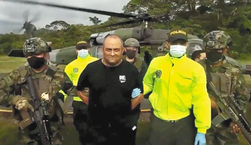 BEST QUALITY AVAILABLE - RESTRICTED TO EDITORIAL USE - MANDATORY CREDIT "AFP PHOTO / COLOMBIAN ARMY " - NO MARKETING - NO ADVERTISING CAMPAIGNS - DISTRIBUTED AS A SERVICE TO CLIENTS
/ RESTRICTED TO EDITORIAL USE - MANDATORY CREDIT "AFP PHOTO / COLOMBIAN A